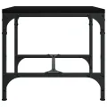Tables d'appoint 2 pcs Noir 40x40x35 cm Bois d'ingénierie