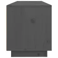 Meuble TV Gris 100x34x40 cm Bois de pin massif