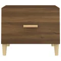 Tables basses 2 pcs chêne marron 50x50x40 cm bois d'ingénierie