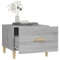 Tables basses 2 pcs sonoma gris 50x50x40 cm bois d'ingénierie