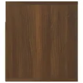 Table de chevet murale Chêne marron 50x36x40 cm