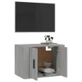 Meuble TV mural Sonoma gris 57x34,5x40 cm
