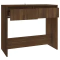 Table console Chêne marron 89x41x76,5 cm Acier