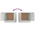 Tables de chevet 2 pcs Gris béton 40x39x40 cm