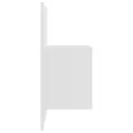 Table de chevet murale Blanc brillant