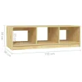 Table basse 110x50x34 cm Bois de pin massif