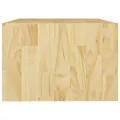Table basse 75x50x33,5 cm Bois de pin massif