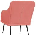 Fauteuil Rose 63x76x80 cm Velours
