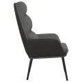 Chaise de relaxation Gris clair Tissu