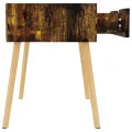 Table de chevet chêne fumé 40x40x56 cm Aggloméré