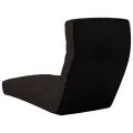 Chaise pliable de sol Marron Similicuir