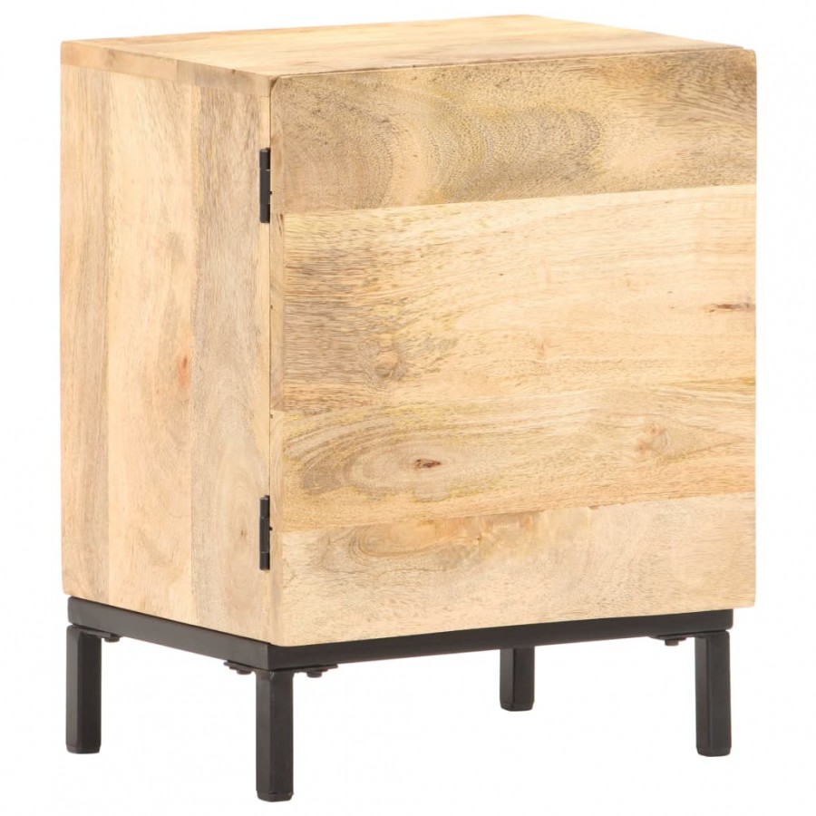 Table de chevet 40x30x51 cm Bois de manguier solide