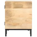 Table de chevet 40x30x51 cm Bois de manguier solide