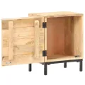Table de chevet 40x30x51 cm Bois de manguier solide