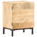 Table de chevet 40x30x51 cm Bois de manguier solide