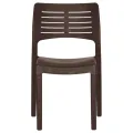 Chaises de jardin 2 pcs Moka Polypropylène