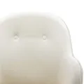 Chaise à bascule Blanc crème Velours