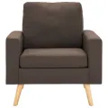 Fauteuil Marron Tissu