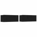 Ensemble de meubles TV 5 pcs Noir Bois d'ingénierie