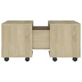 Table basse Chêne sonoma 60x60x38 cm Aggloméré