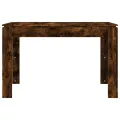 Table à dîner chêne fumé 120x60x76 cm bois d'ingénierie