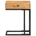 Table d'appoint en forme d'U 45x30x61 cm Bois d'acacia massif