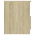Tables de chevet 2 pcs Chêne sonoma 40x40x50 cm Aggloméré