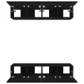 Meubles TV 4 pcs Noir 80x30x30 cm Bois d'ingénierie