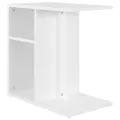 Table d'appoint Blanc 50x30x50 cm Aggloméré