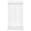 Table d'appoint Blanc 50x30x50 cm Aggloméré