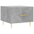 Table basse gris béton 50x50x40 cm bois d'ingénierie