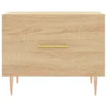 Table basse Chêne sonoma 50x50x40 cm Bois d'ingénierie