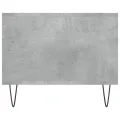 Table basse gris béton 102x50x40 cm bois d'ingénierie
