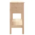 Table console 75x35x75 cm Bois massif de pin