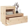 Table de chevet 60x34x51 cm Bois de pin solide