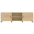 Meuble TV chêne sonoma 150x30x50 cm bois d'ingénierie