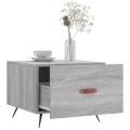 Tables basses 2 pcs sonoma gris 50x50x40 cm bois d'ingénierie