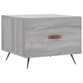Tables basses 2 pcs sonoma gris 50x50x40 cm bois d'ingénierie