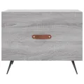 Tables basses 2 pcs sonoma gris 50x50x40 cm bois d'ingénierie