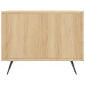 Tables basses 2 pcs chêne sonoma 50x50x40 cm bois d'ingénierie