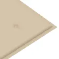 Banc de jardin pliable avec coussin 118 cm Bambou