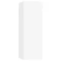 Ensemble de meubles TV 5 pcs Blanc Aggloméré
