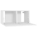 Ensemble de meubles TV 5 pcs Blanc Aggloméré
