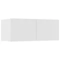 Ensemble de meubles TV 8 pcs Blanc Bois d'ingénierie