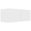 Ensemble de meubles TV 8 pcs Blanc Bois d'ingénierie
