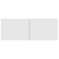 Ensemble de meubles TV 6 pcs Blanc Bois d'ingénierie