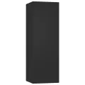 Ensemble de meuble TV 4 pcs Noir Aggloméré