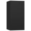 Ensemble de meuble TV 4 pcs Noir Aggloméré