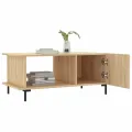 Table basse chêne sonoma 90x50x40 cm bois d'ingénierie