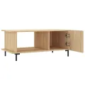 Table basse chêne sonoma 90x50x40 cm bois d'ingénierie